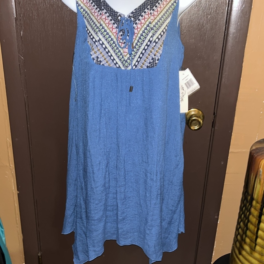 NWT LOVE REIGN POWDER BLUE DRESS